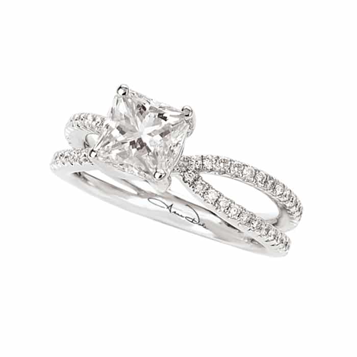 Split Diamond Ring