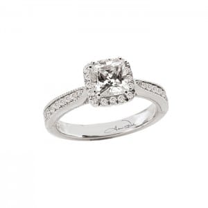 Heavenly Halo Semi Set Diamond Ring