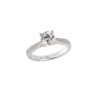 Semi-Mount Trellis Diamond Ring