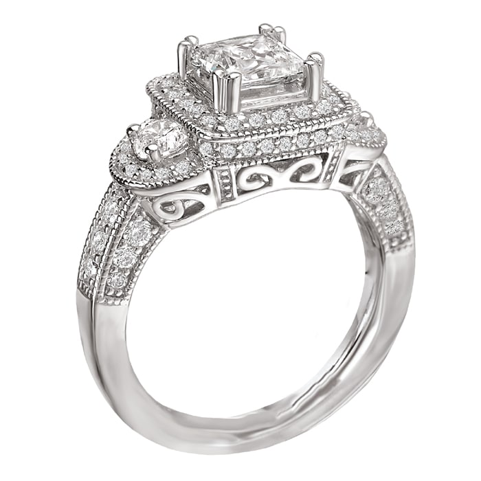 Pave Set Diamond Ring