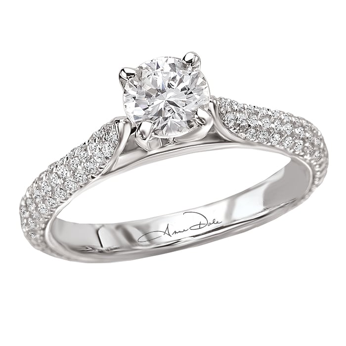 Pave Engagement Ring