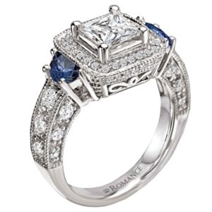 Sapphire Diamond Ring