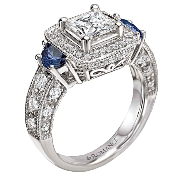 Sapphire Diamond Ring