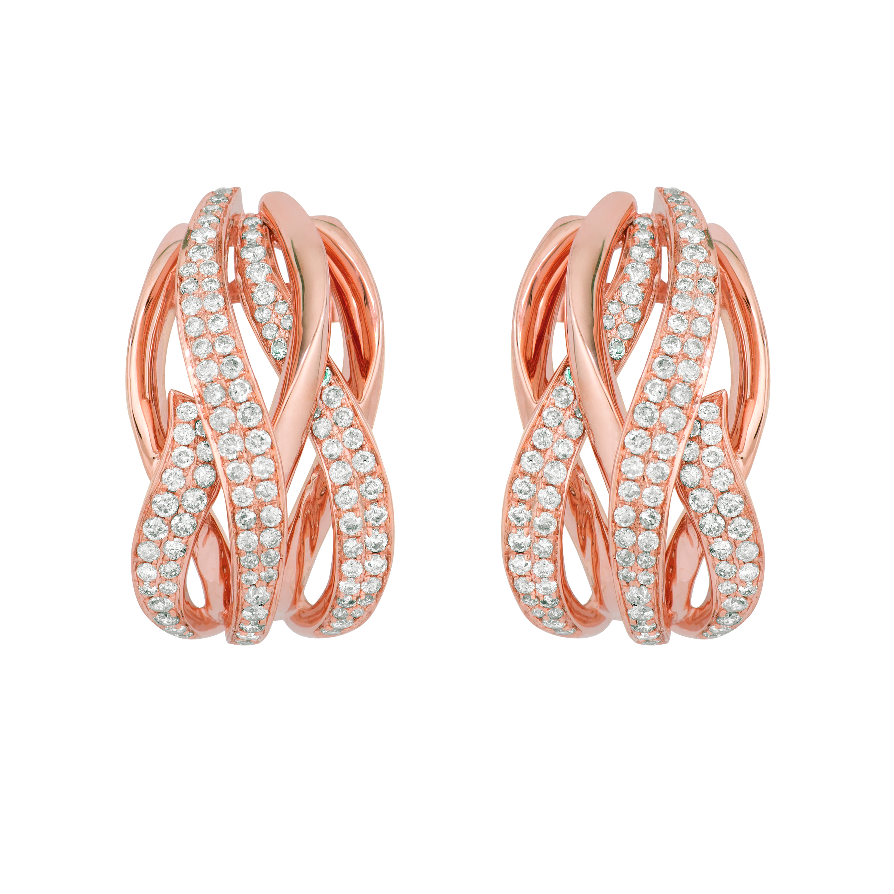 ROSE GOLD DIAMOND EARRINGS
