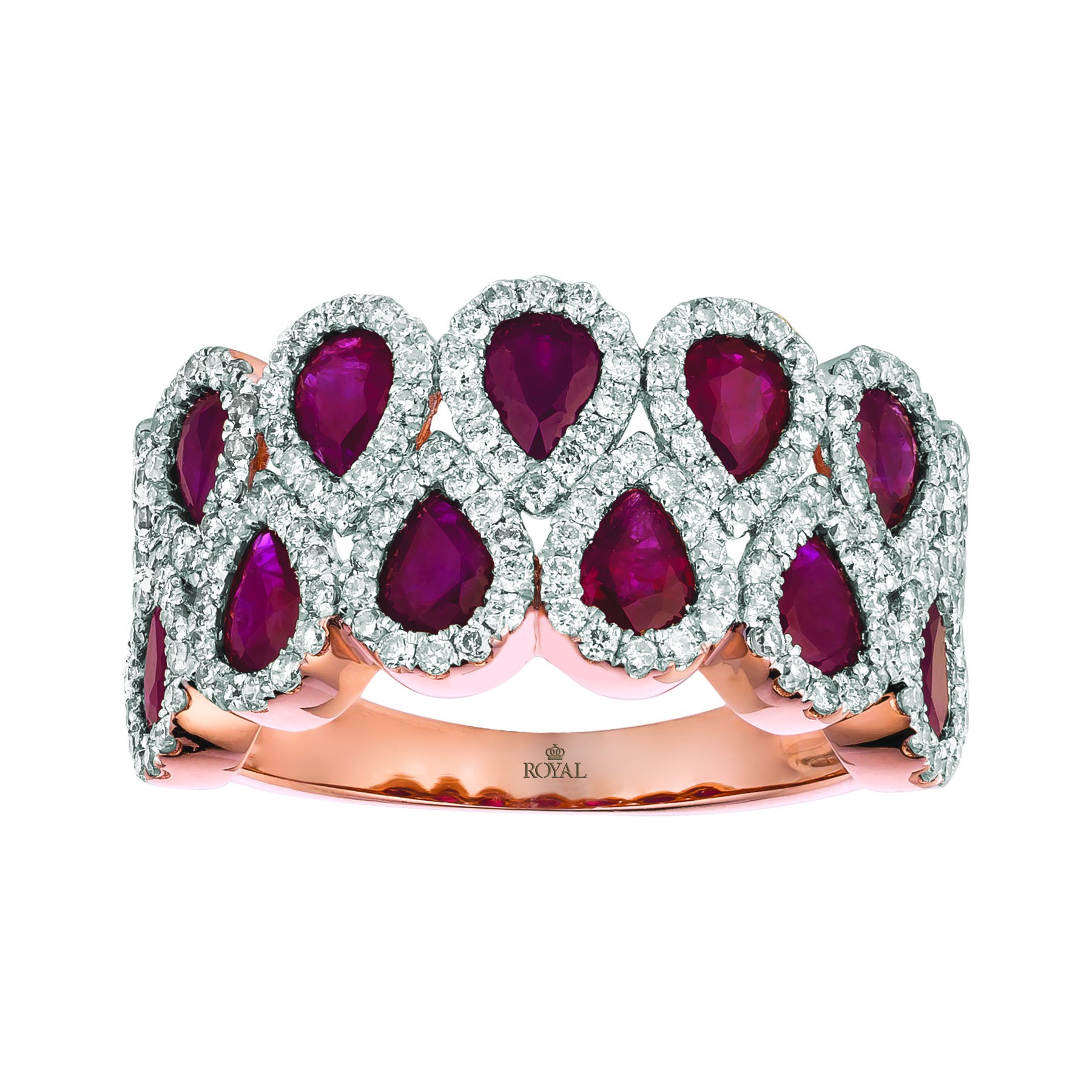 DIAMOND & RUBY RING