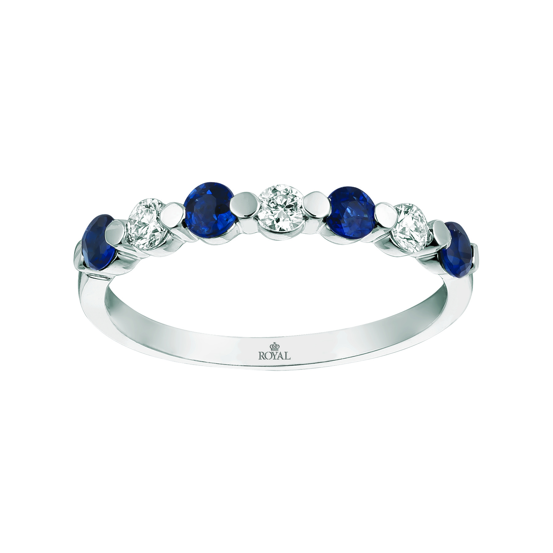 DIAMOND & SAPPHIRE RING