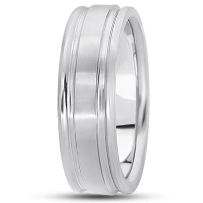 Dual Tube Style Gent Wedding Band
