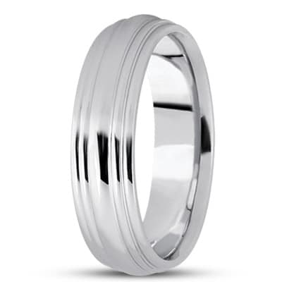 WHITE GOLD LAYERED BAND