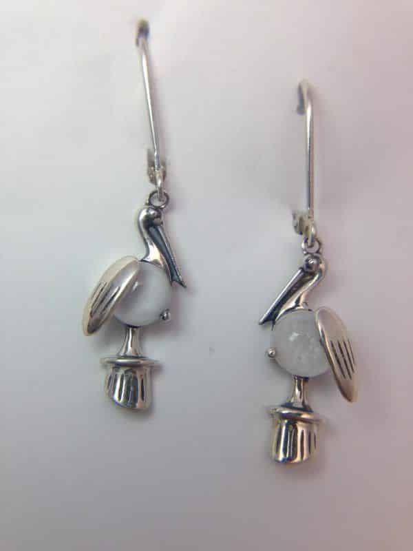 pelican earrings