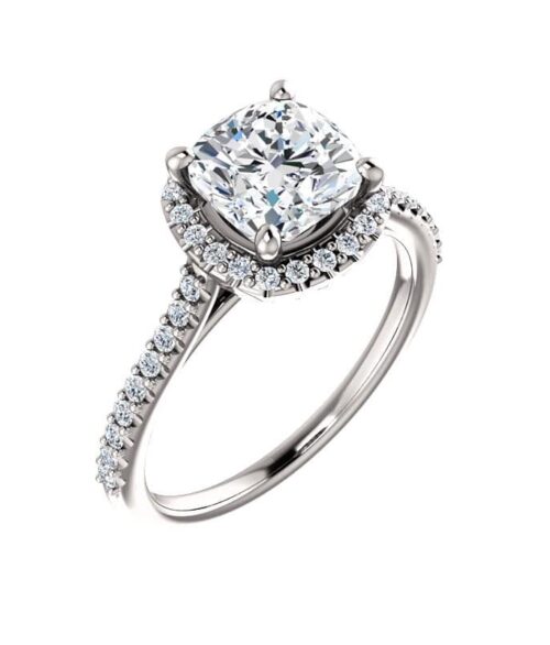 Cushion Shape Diamond Ring