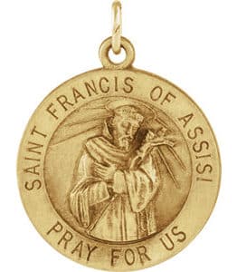 St. Francis of Assisi Medal Necklace or Pendant