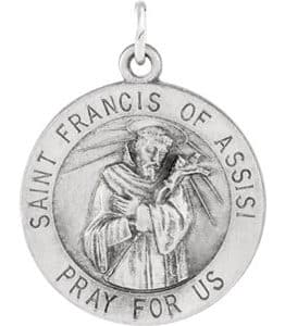 St. Francis of Assisi Medal Necklace or Pendant
