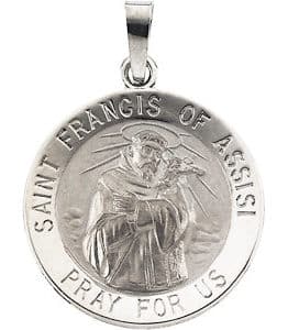 St. Francis of Assisi Medal Necklace or Pendant