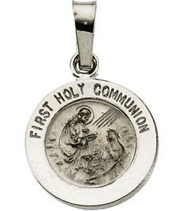 First Holy Communion Medal Necklace or Pendant