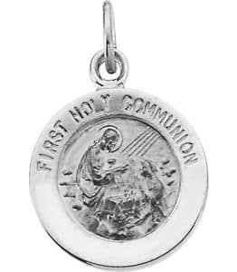 First Holy Communion Medal Necklace or Pendant