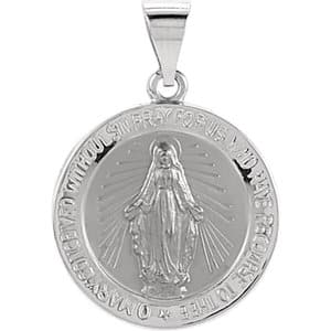 Hollow Round Miraculous Medal