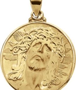 Hollow Face of Jesus Medal (Ecce Homo)
