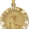 Hollow Sacred Heart of Jesus Medal