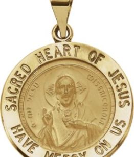 Hollow Sacred Heart of Jesus Medal