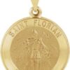 Hollow St. Florian Medal