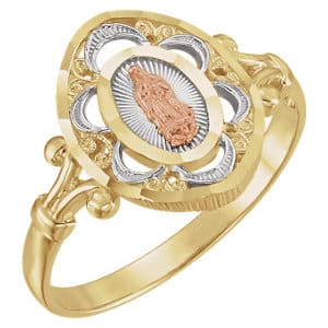 Our Lady of Guadalupe Medal Ring