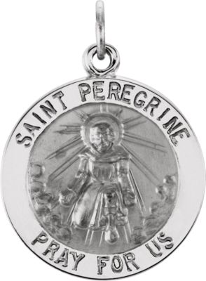 St. Peregrine Medal Necklace or Pendant