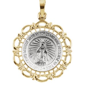 Two-Tone Miraculous Medal
