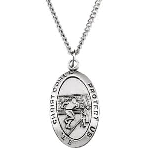 St. Christopher Football Medal