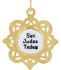 Enameled St. Jude Framed Medal