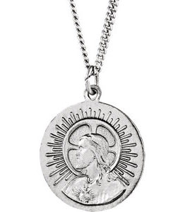 Matka Boska Medal Necklace or Pendant