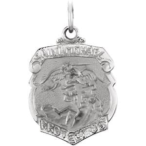 St. Michael Medal Necklace or Pendant