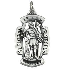 St. Florian Medal Necklace or Pendant