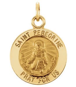 St. Peregrine Medal Necklace or Pendant