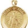 Round Infant of Prague Medal