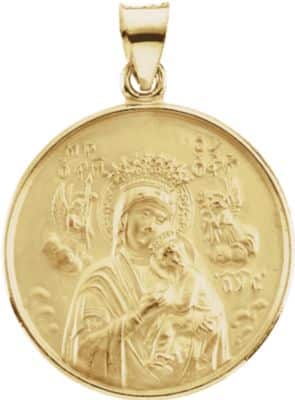 Round Our Lady of Perpetual Help Medal