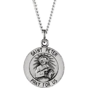 St. Peter the Apostle Medal Necklace or Pendant
