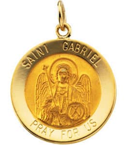 St. Gabriel Medal Necklace or Pendant