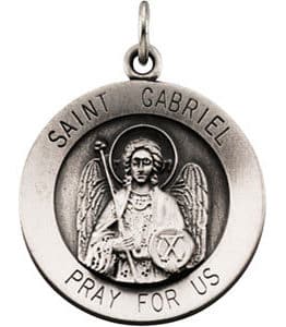 St. Gabriel Medal Necklace or Pendant