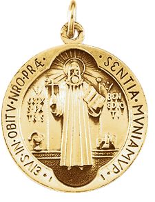 St. Benedict Medal Necklace or Pendant