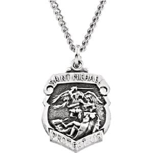 St. Michael Medal Necklace or Pendant