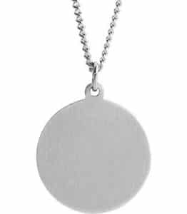 Round Sacred Heart of Jesus Medal