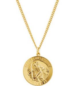 St. Christopher Medal Necklace
