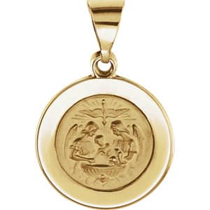 Hollow Baptismal Medal