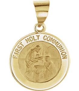 Hollow First Holy Communion Medal