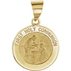 Hollow First Holy Communion Medal