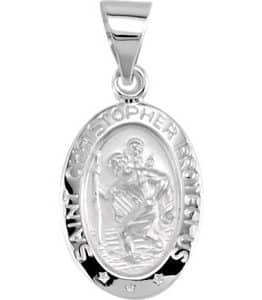 Hollow St. Christopher Medal