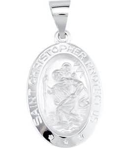 Hollow St. Christopher Medal