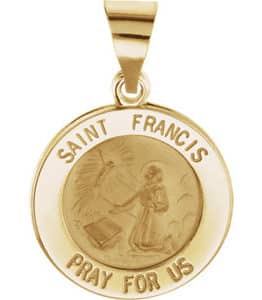 Hollow St. Francis Medal