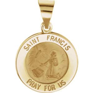 Hollow St. Francis Medal
