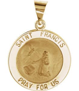 Hollow St. Francis Medal